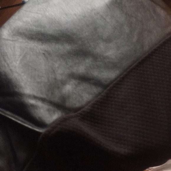 Black Faux Leather Shirt - Picture 3 of 5